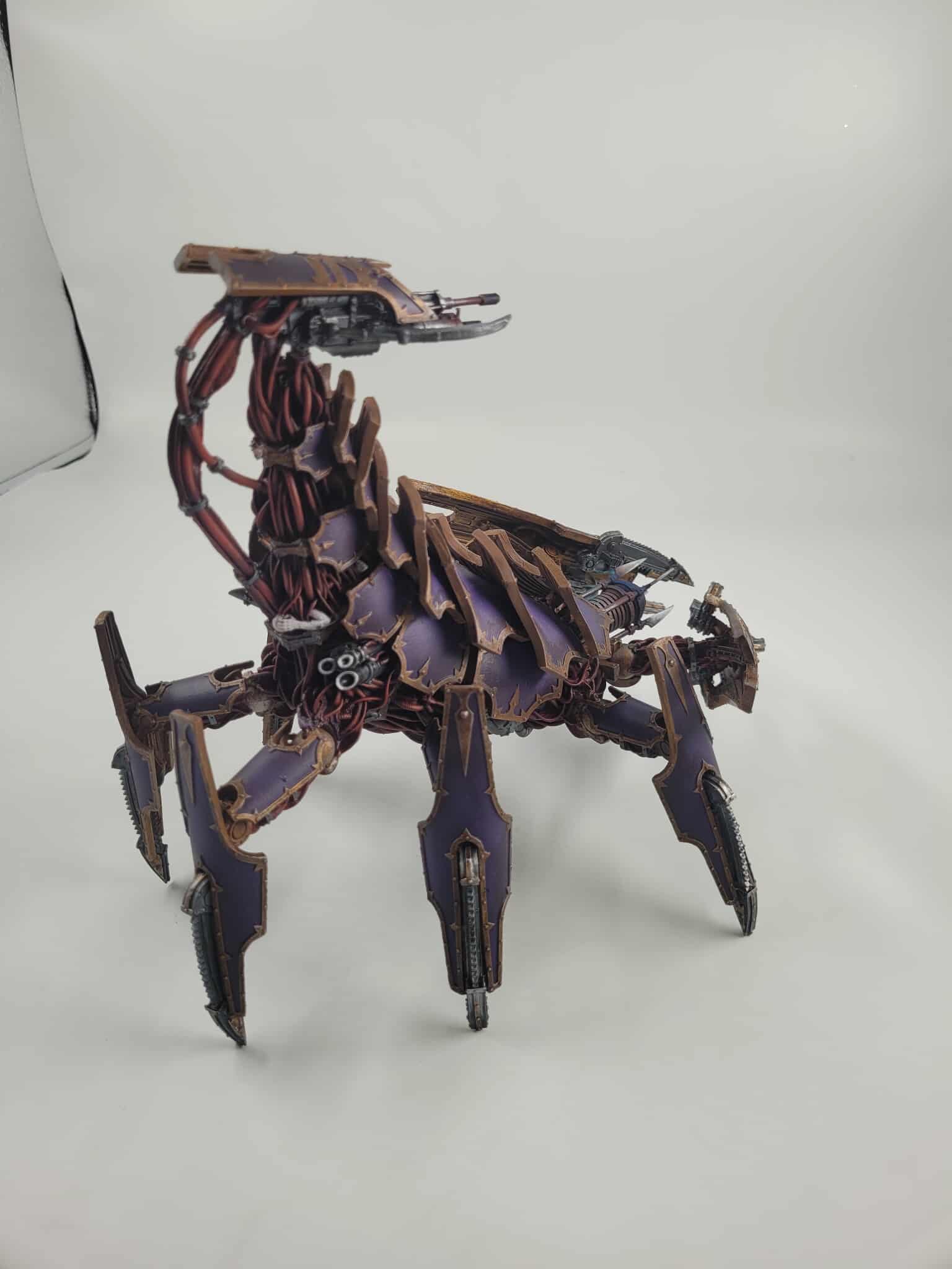 Finished painting Brass Scorpion figure for v3