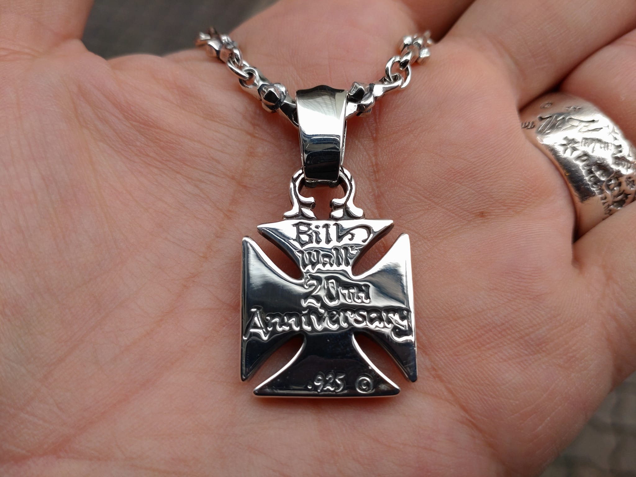 Bill Wall Leather ☆PN909 20th Anniversary Pendant ¥46.200 Tax on 