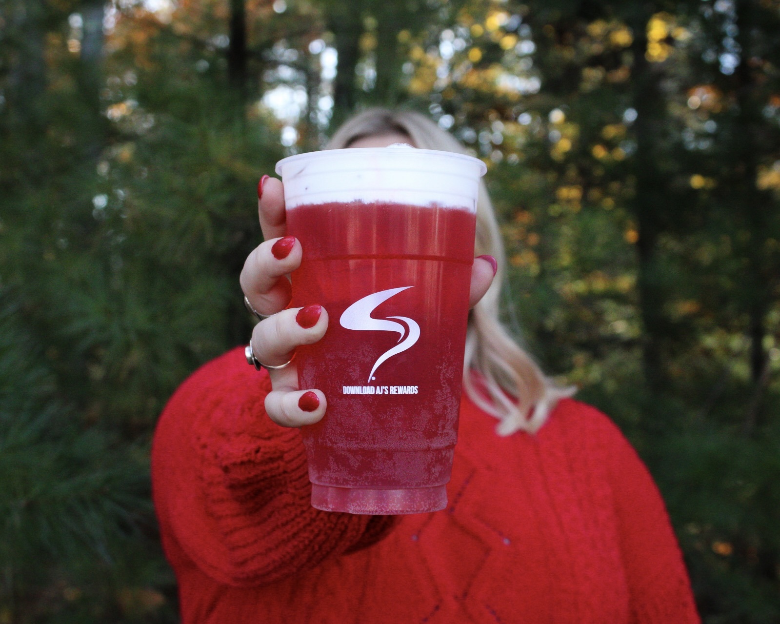 Cranberry rush coffee is back at Aroma Joe's