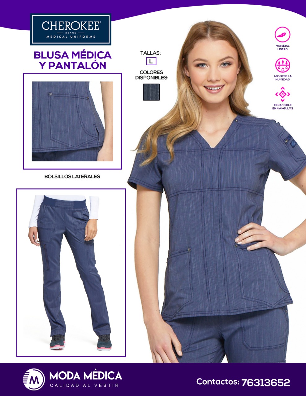 Moda Médica - Hermoso Uniforme Médico de la marca Cherokee... | Facebook