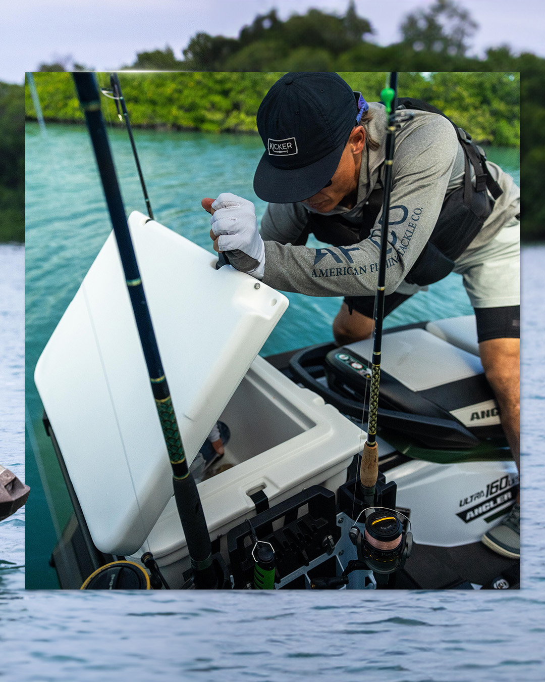 Store your catch in the #JetSki Ultra 160LX-S Angler watercraft