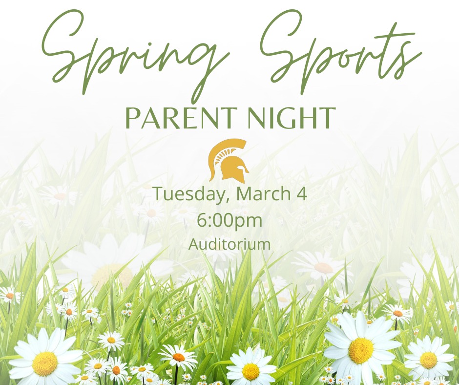 Broad - Congratulations to our newest Spartan Spring Athletes! Parents ...