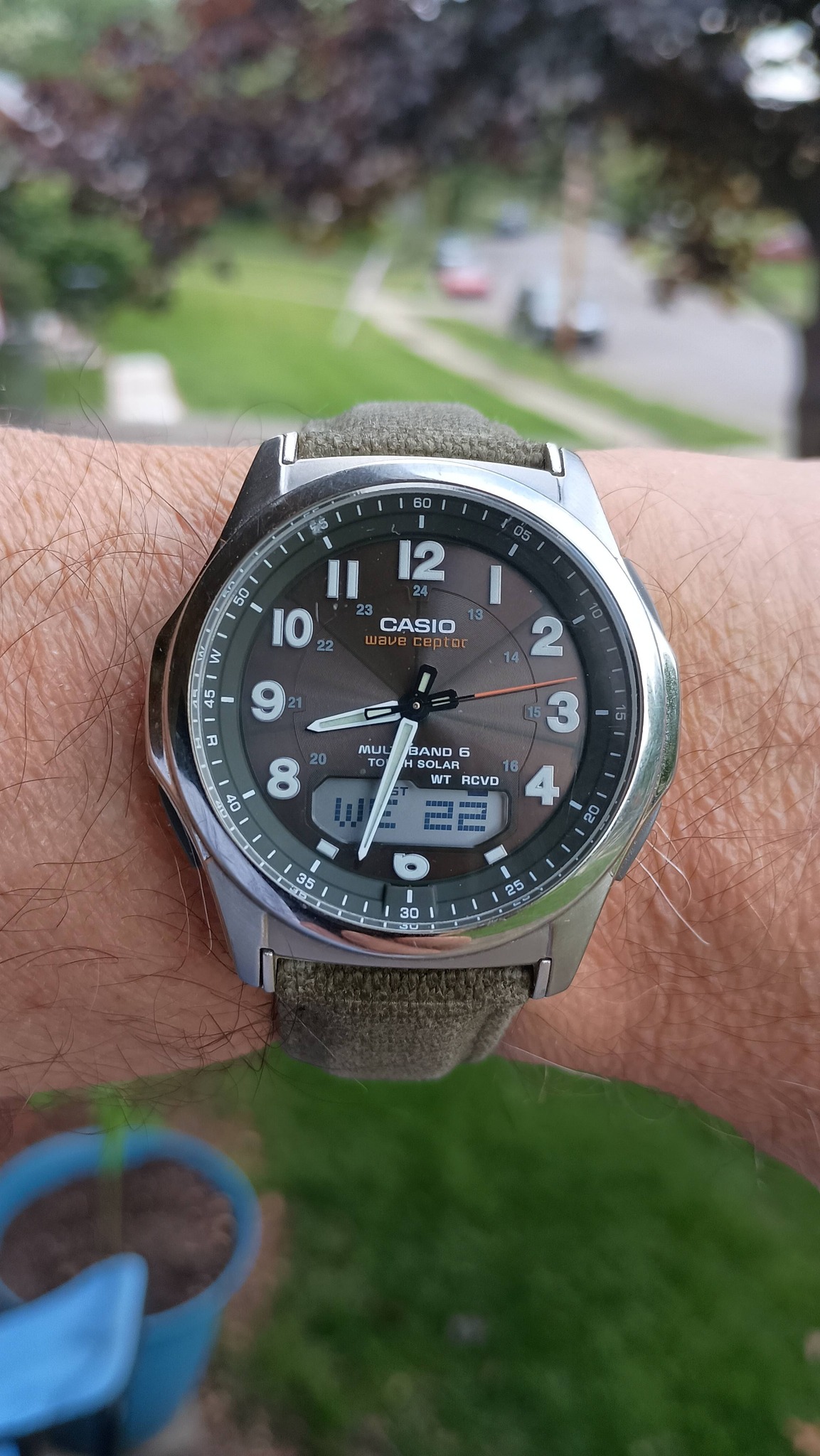New Casio watch with tough solar and multi-band 6