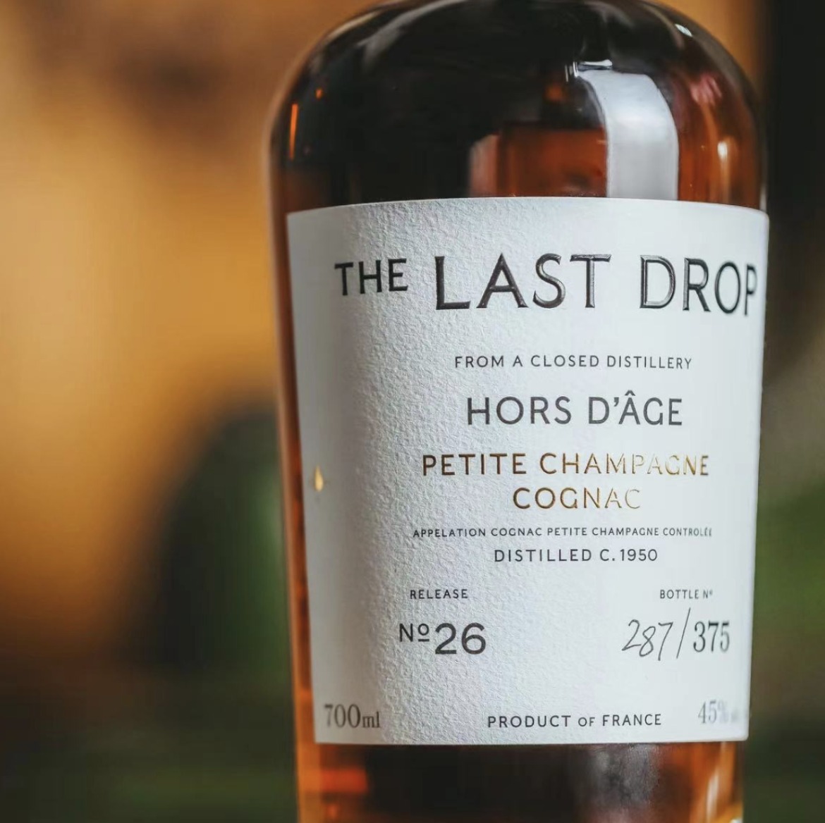 The Guinness World Records announced the oldest bottle of cognac