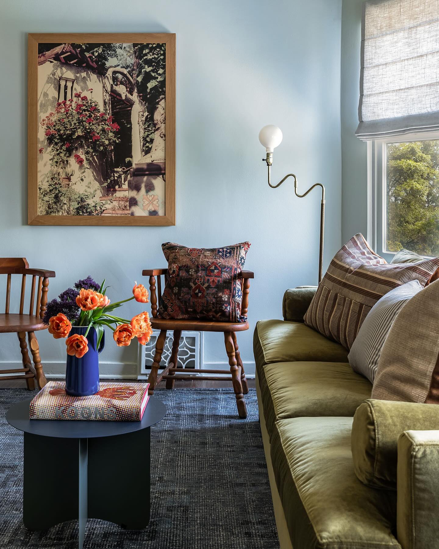 AFTER HOURS For this private residence lounge, the dark green high