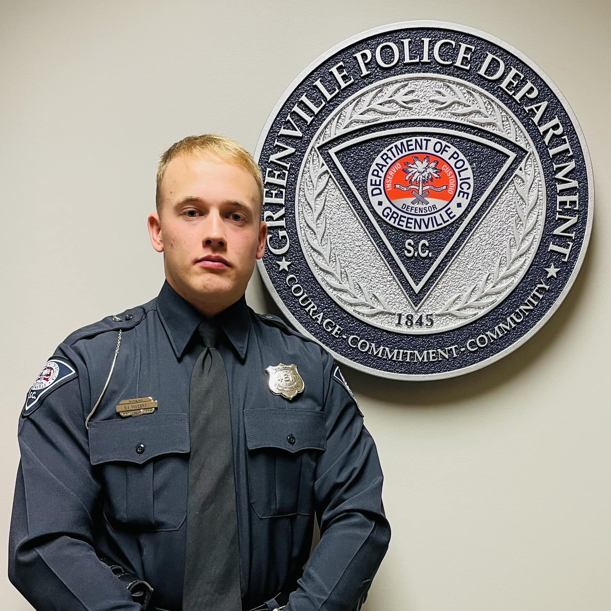 🚔 Help us welcome Officer... - Greenville Police Department | Facebook