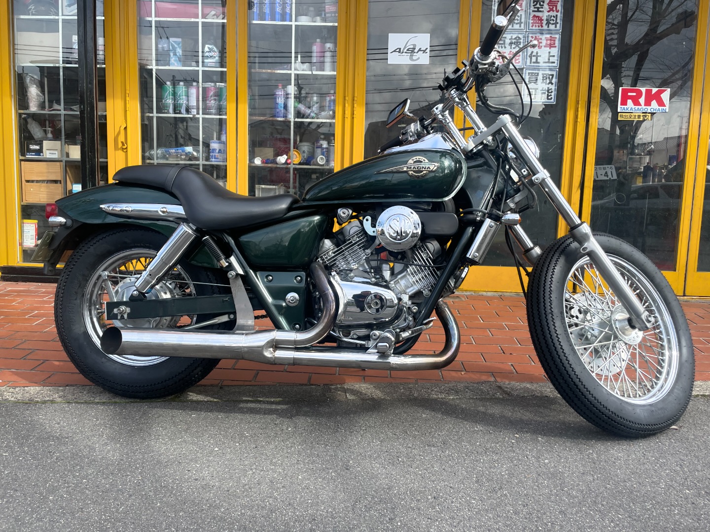 マグナ250スポーク仕様 #完成 #スポーク組み換え # ホンダ #スティード