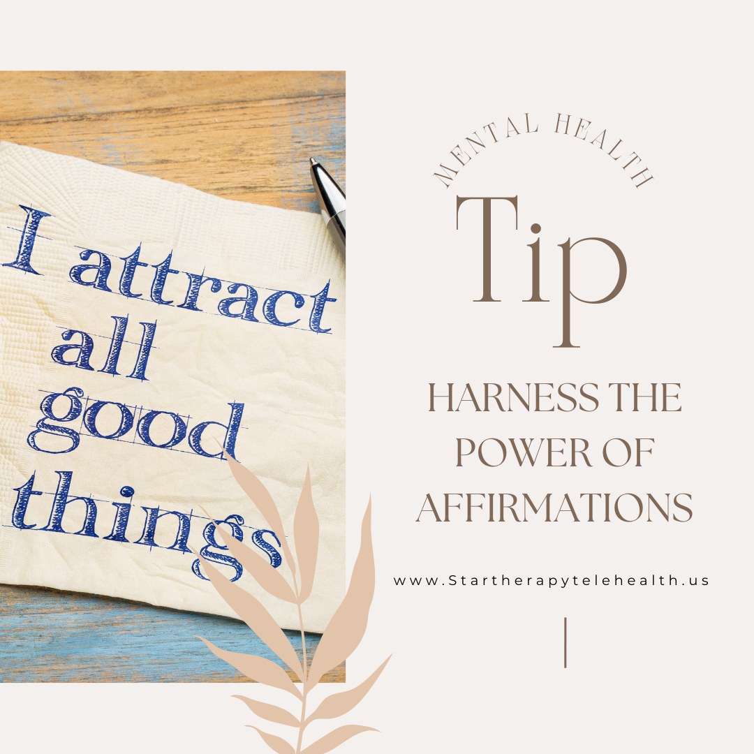 StarTherapy - 🌟 Mental Health Tip: Harness the Power of Affirmations 🌟 ...