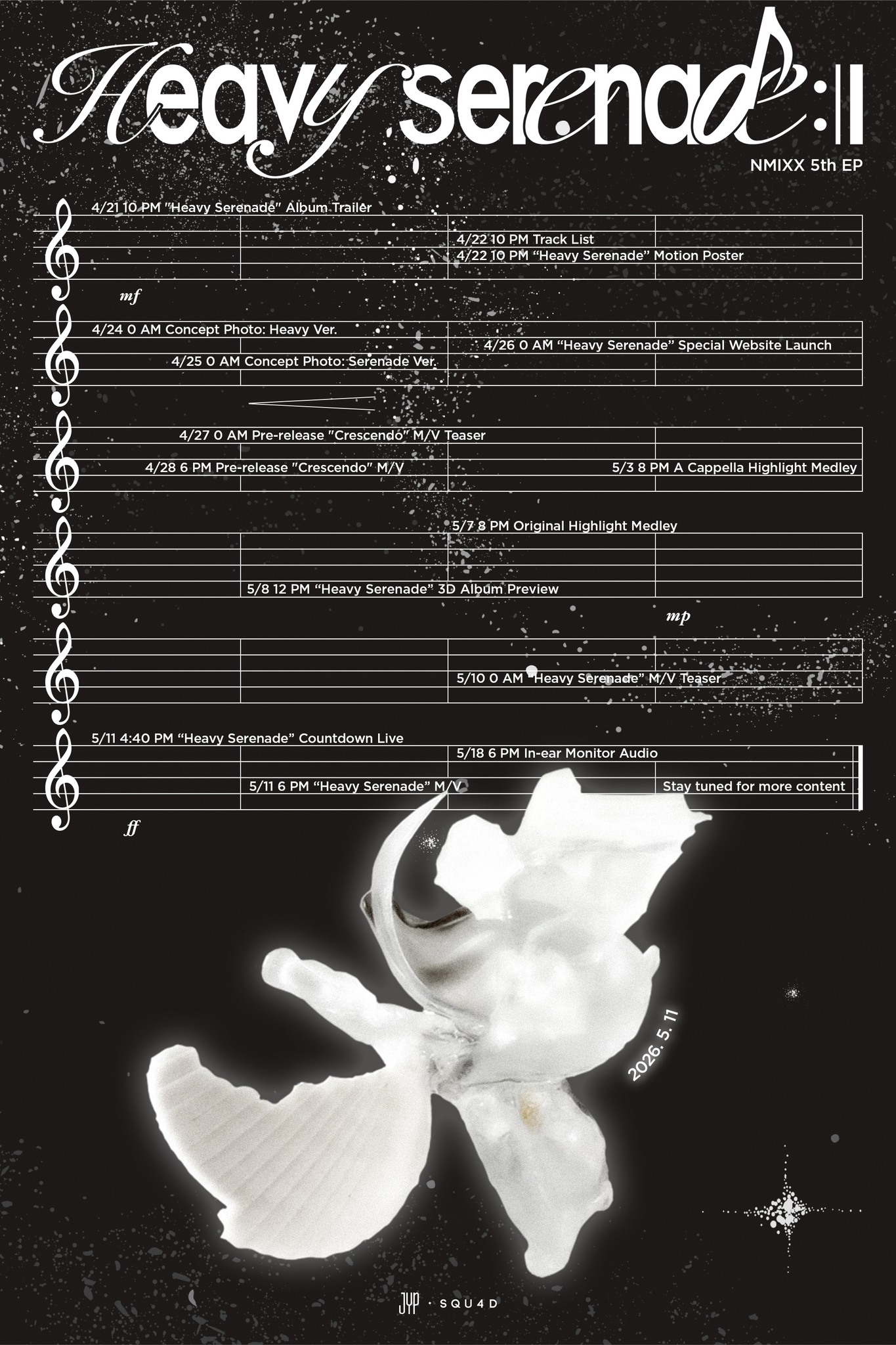 We're a blooming serenade NMIXX 5th EP “Heavy Serenade” ➫ 2026.5