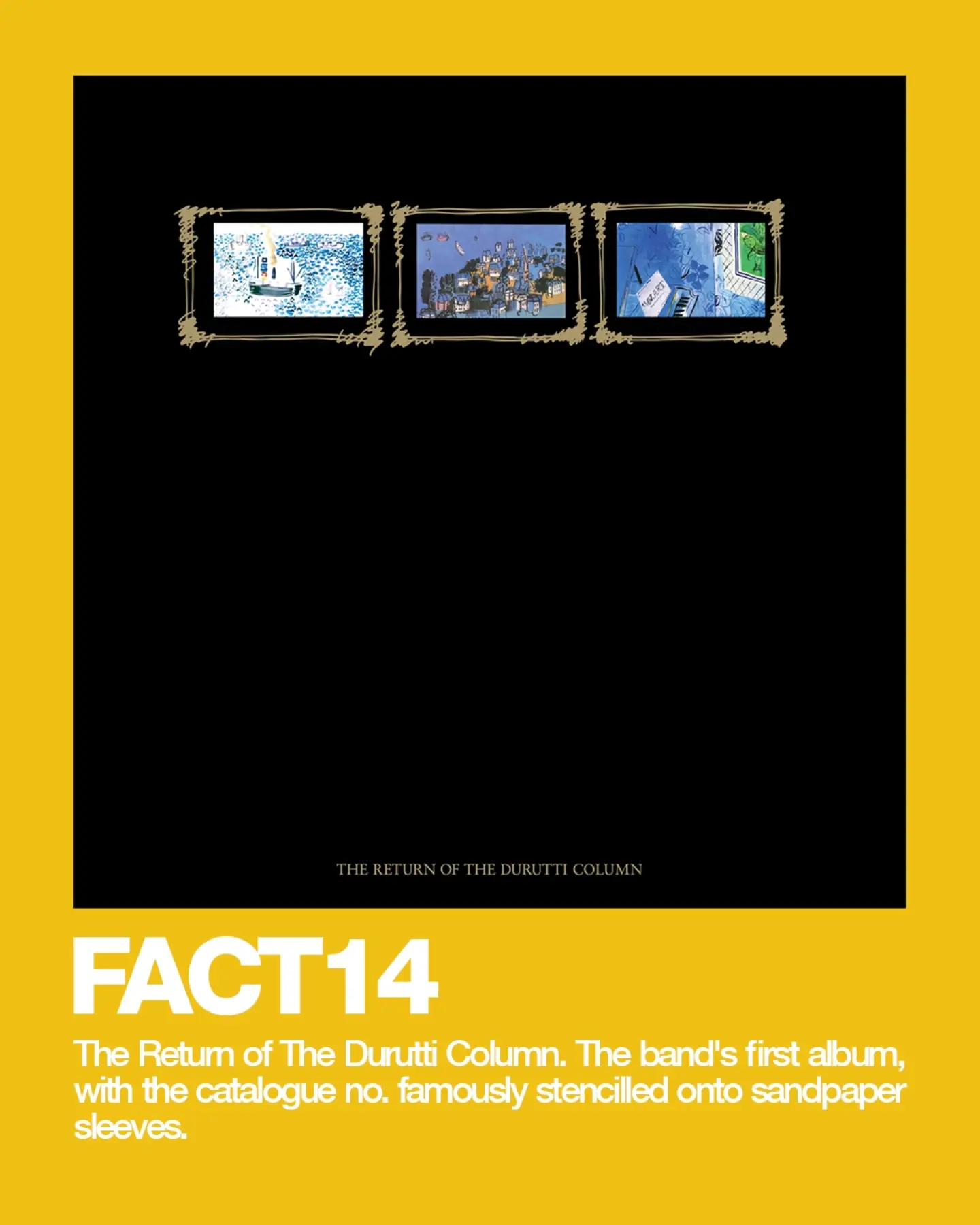 Really interesting for the Factory Records/Durutti Column headz: