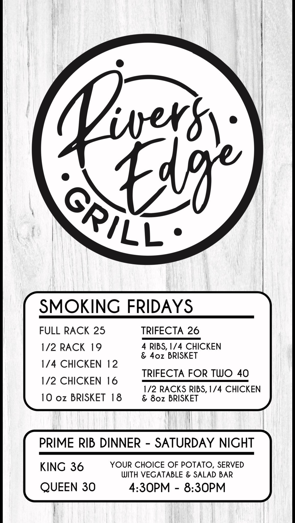 river's edge tobacco Rivers Edge Grill added a new photo