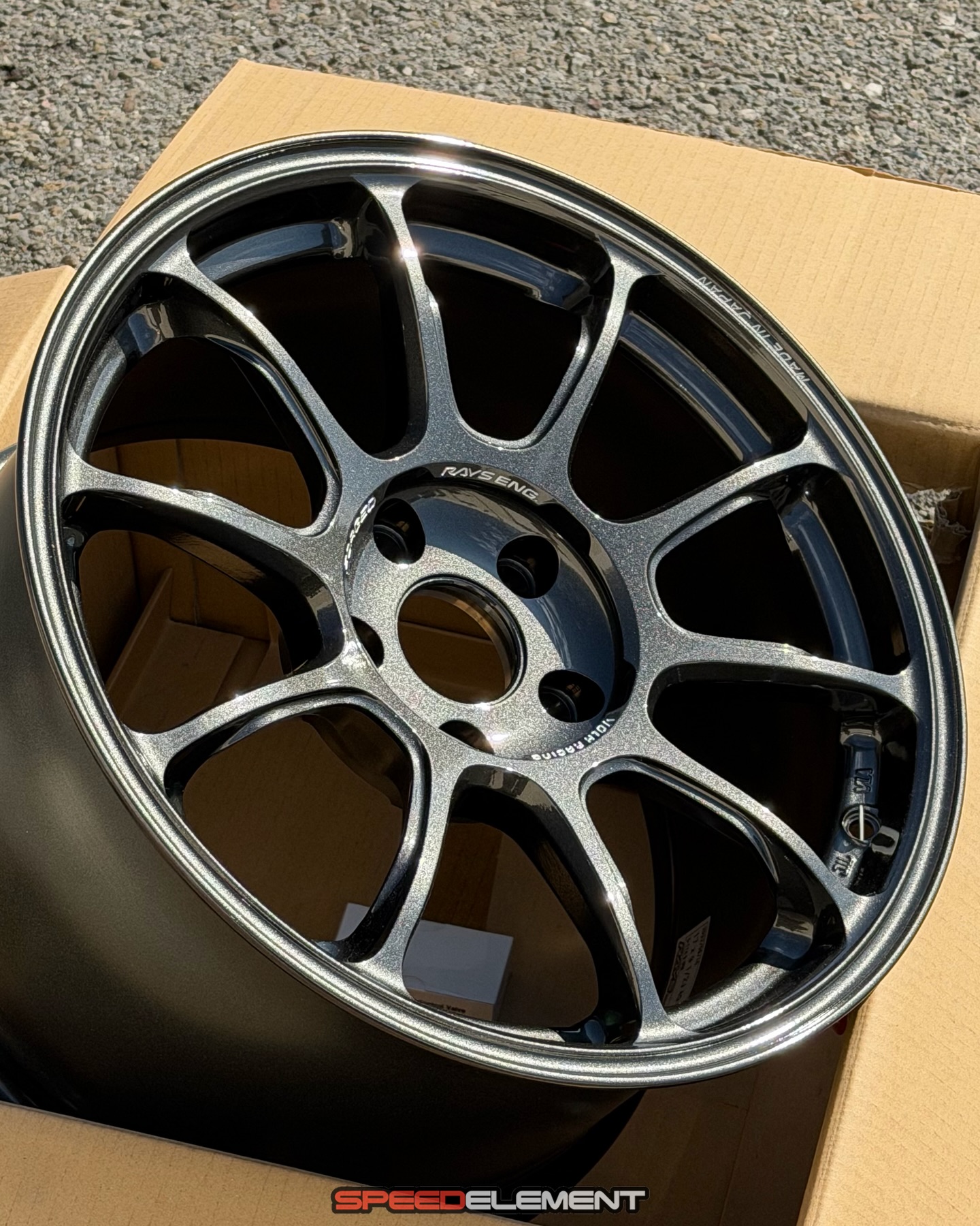NEW SET 18 INCH ZE40 RAYS STYLE WHEELS RIMS 18X8.5 +42 5X114.3