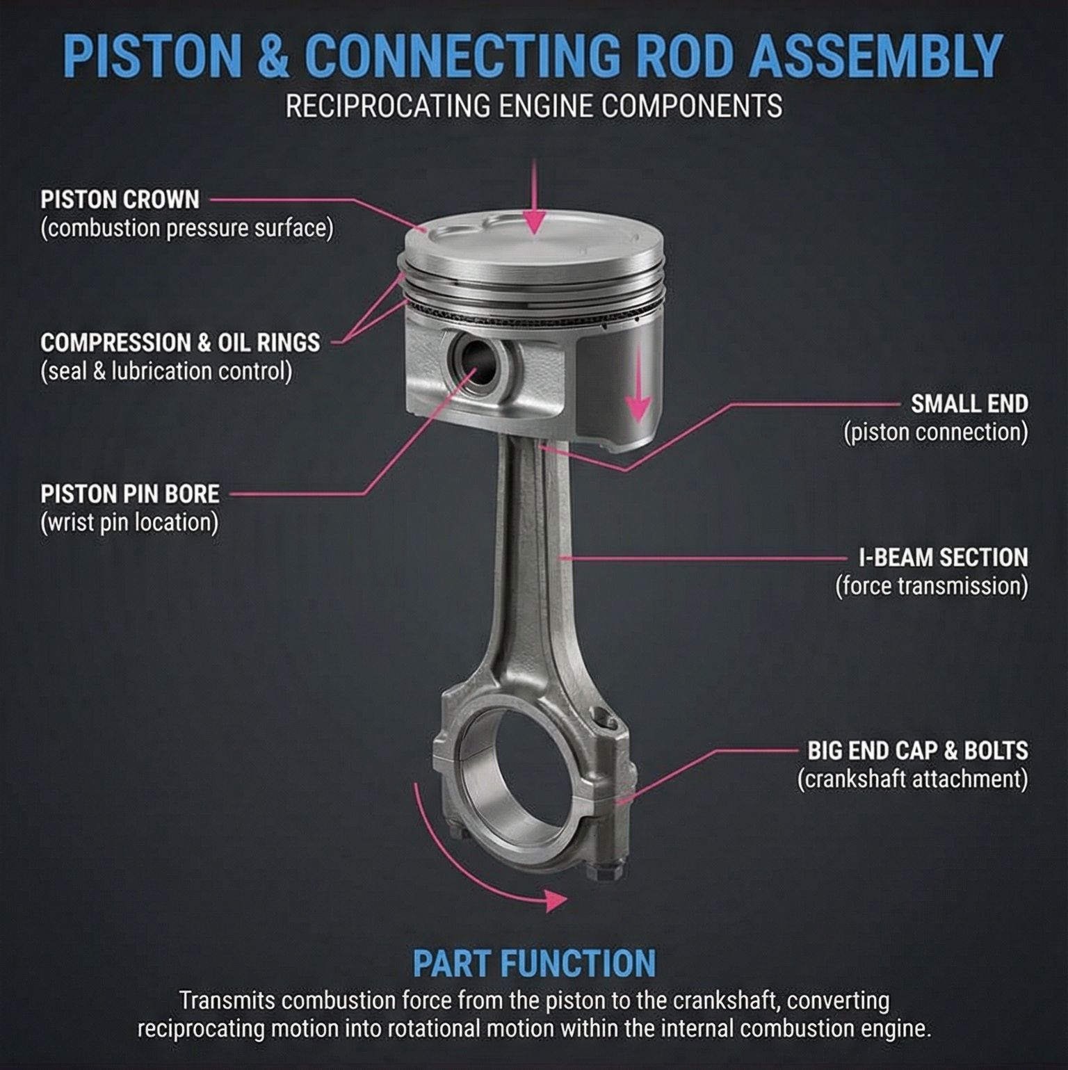 Auto - A piston is a component of reciprocating engines, reciprocating ...