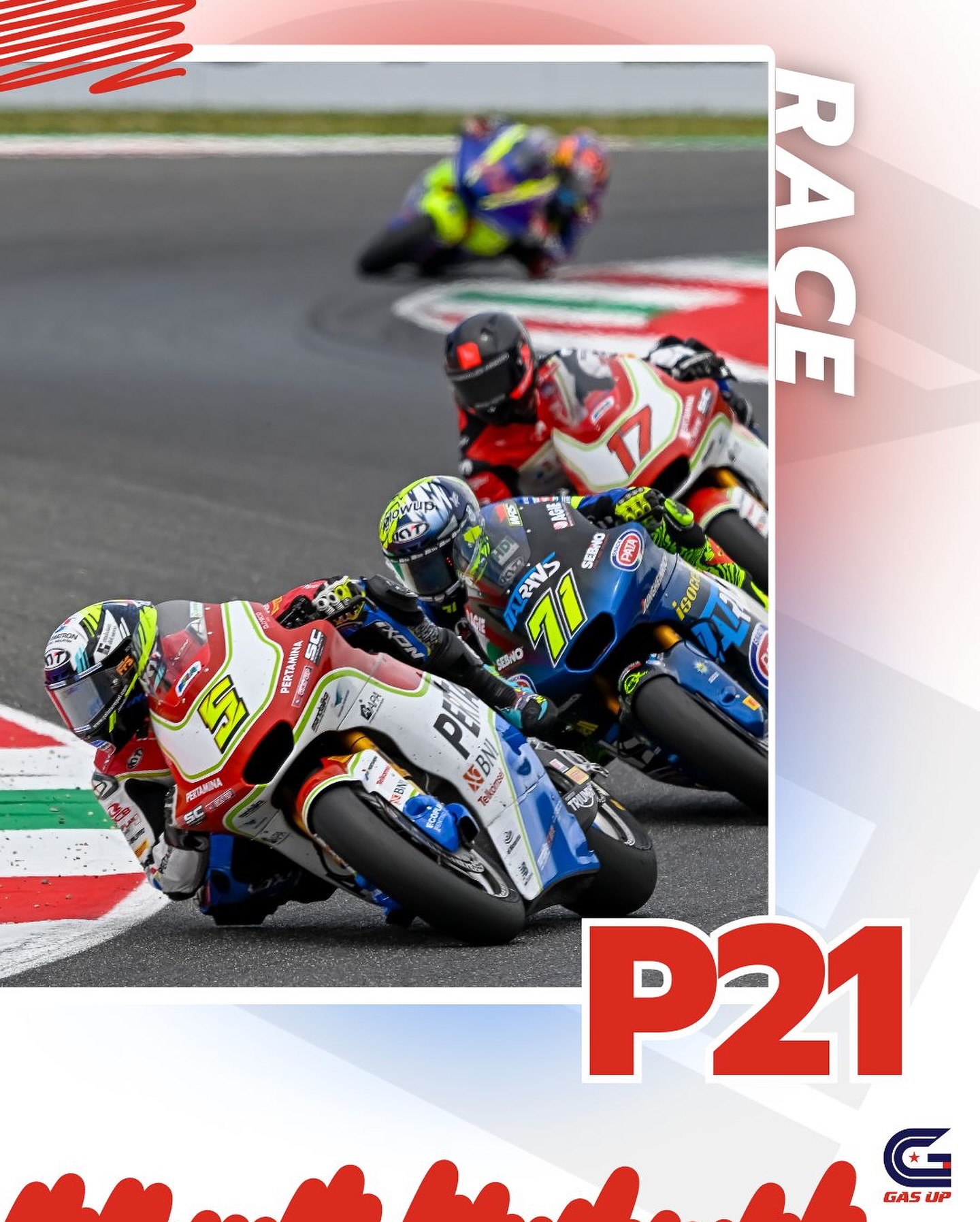 Gasupracingteam - Buen ritmo de @isaacvinales en carrera, luchando en ...