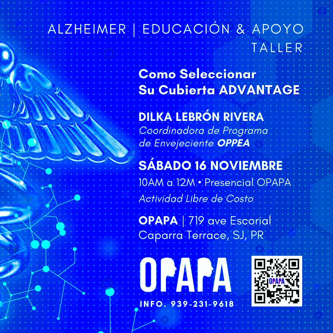 OPAPA - 💙🪪🩺🩵 ALZ | EDU & APOYO Taller: Como Seleccionar Su Cubierta ...