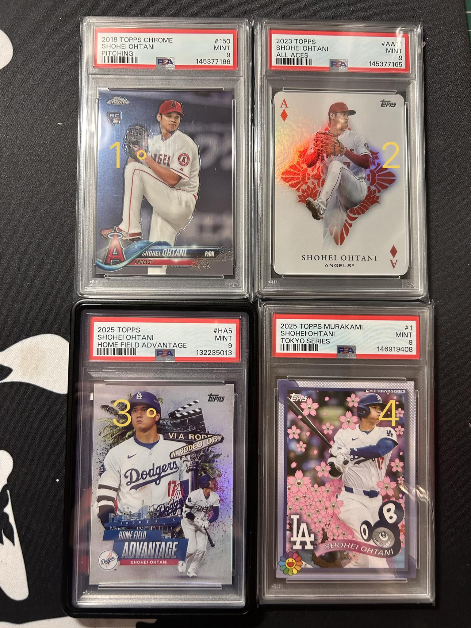 售大谷翔平PSA 9鑒定卡