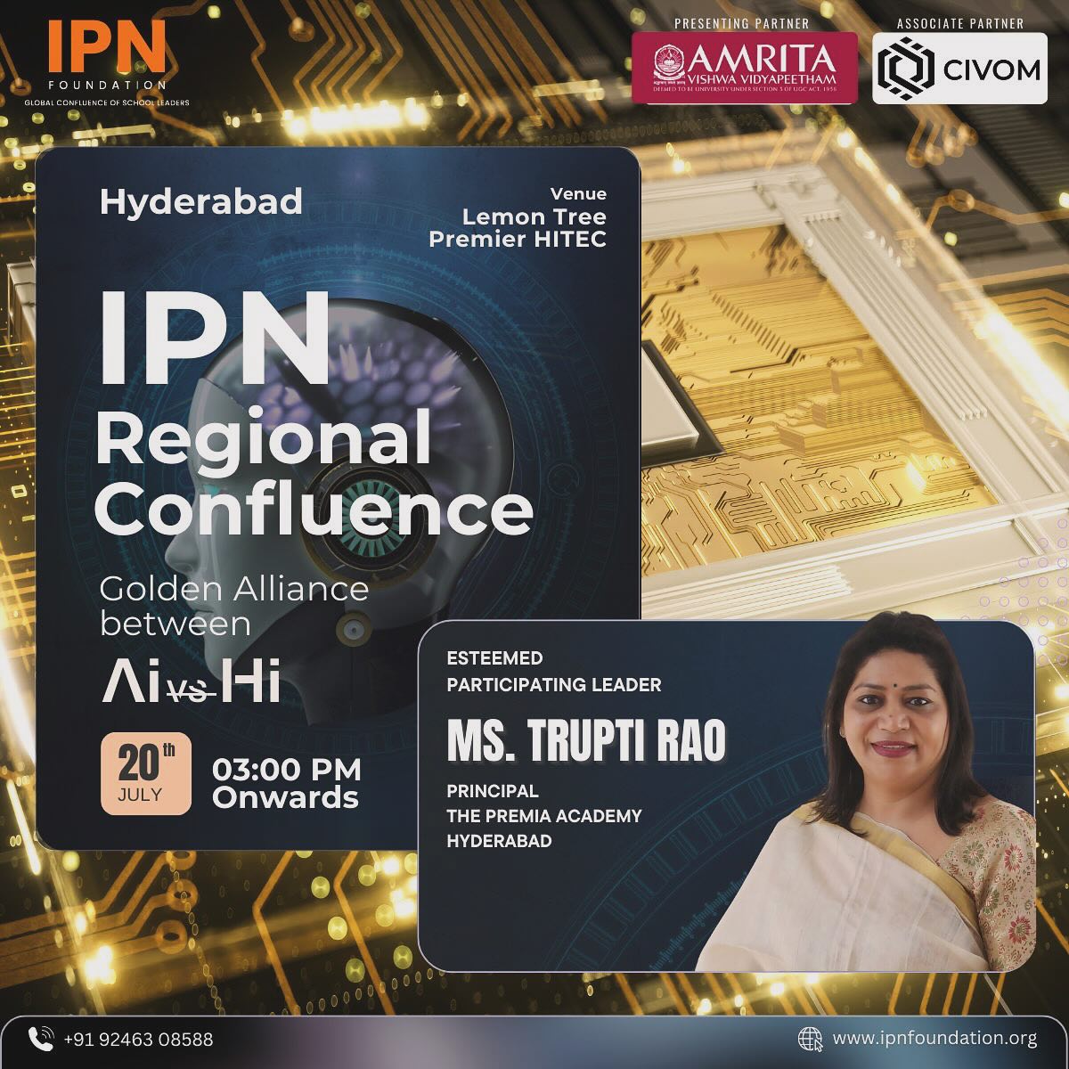 Ms. Trupti Rao, Principal of The... - The Premia Academy | Facebook
