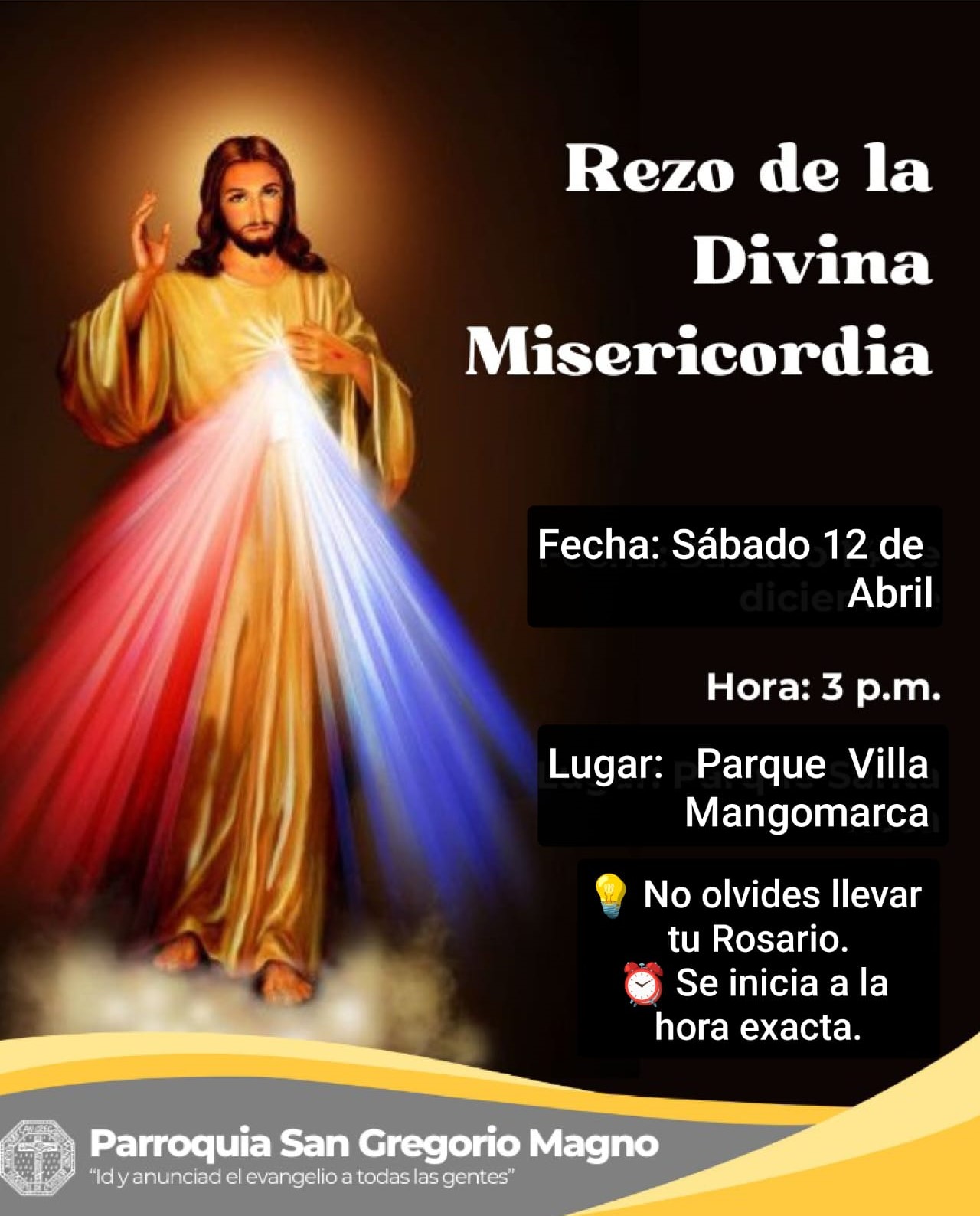Parroquia - Los invitamos a participar del Rezo de la Coronilla de la ...
