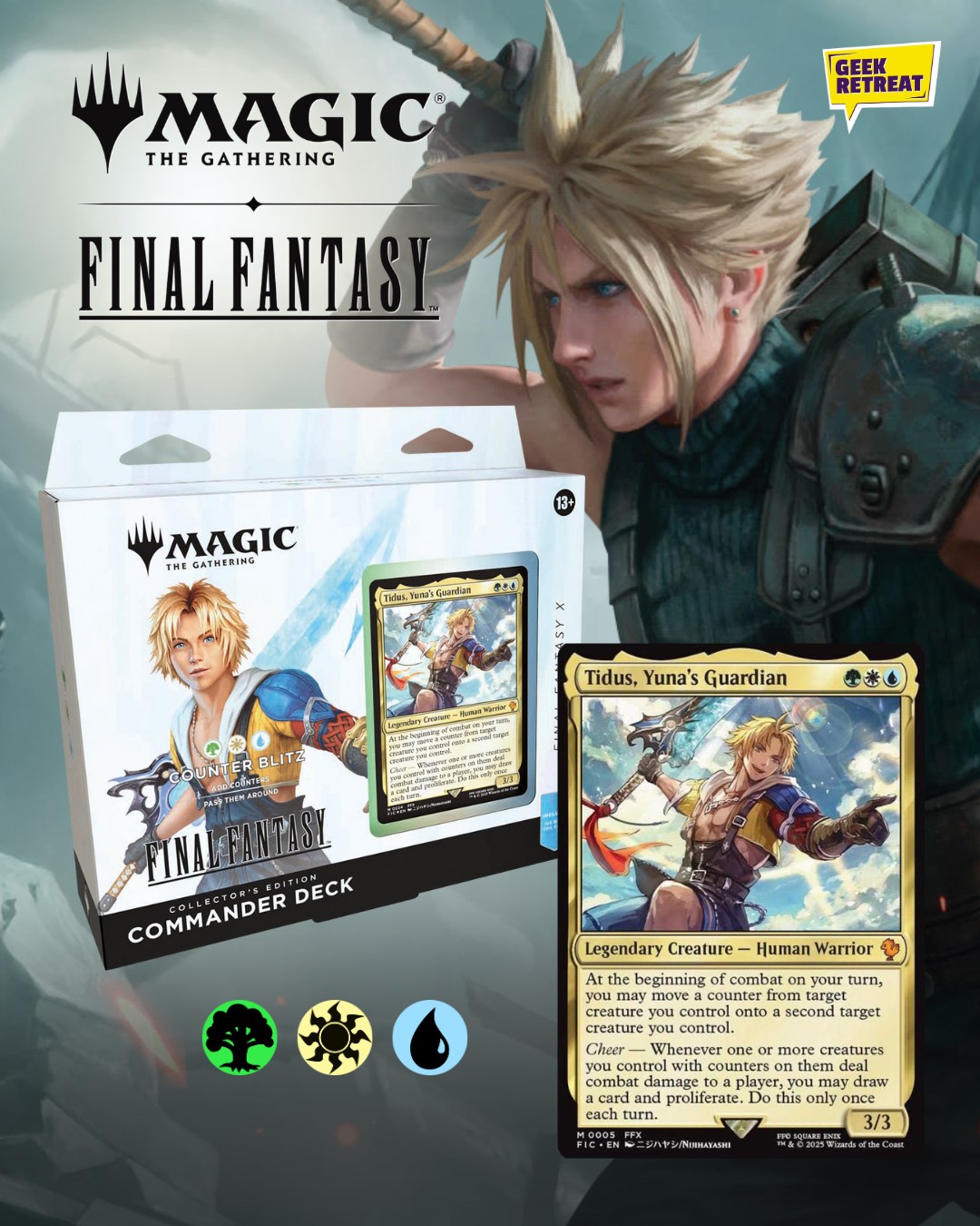 tidus final fantasy mtg deck Magic: The GatheringFINAL FANTASY Tidus, Yuna's Guardian (Commander) 100+ Box while also offering easy access What are thoughts on Tidus