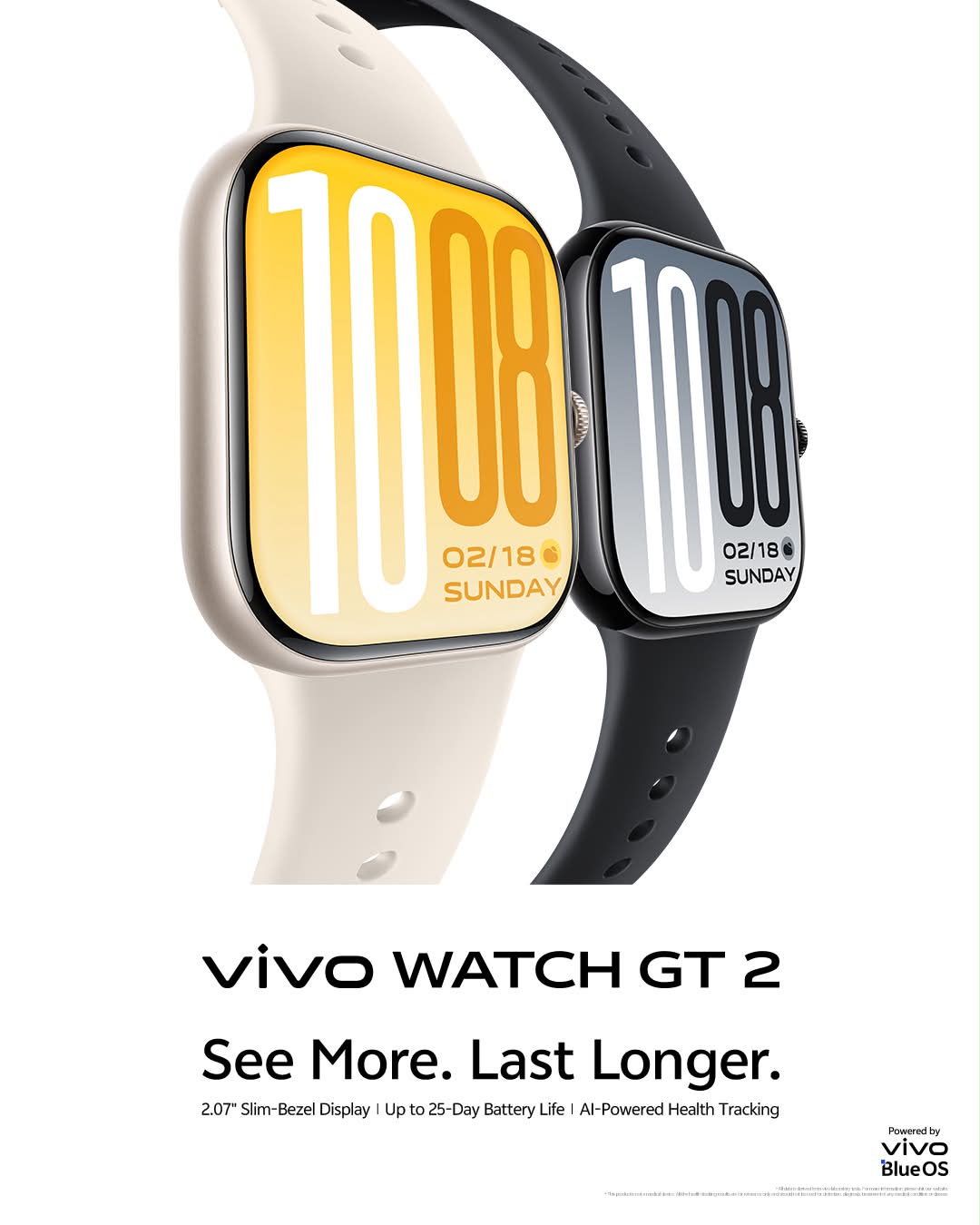 It's Vivo's first rectangular smartwatch⌚and also features eSIM