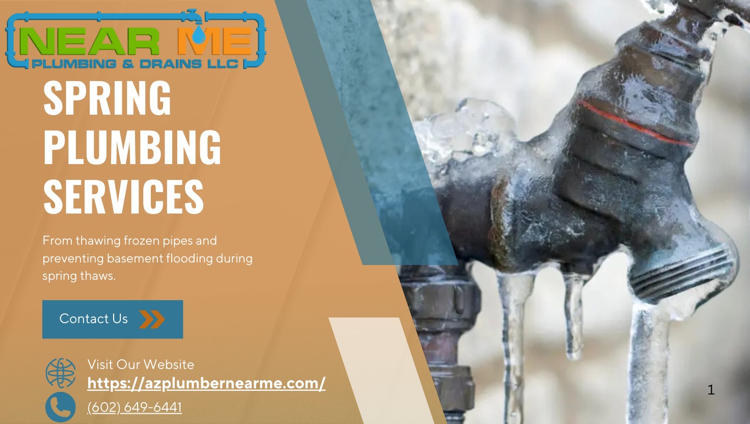 Near - 🚰 Spring Plumbing Tip: Protect Your Home & Garden! 🌱 Here's a ...