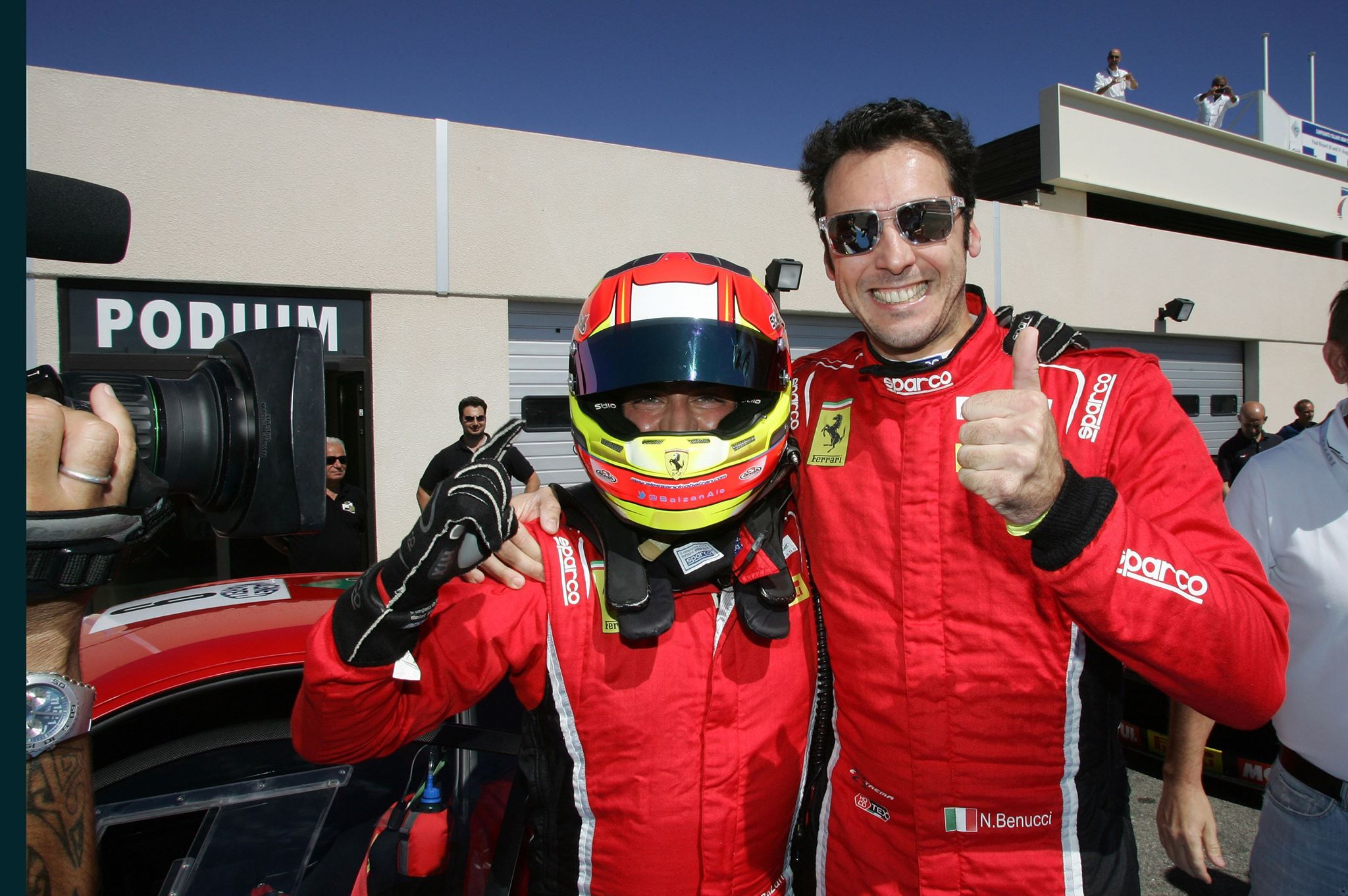 Sparco - Congratulations to Benucci-Balzan, MP1Corse and...