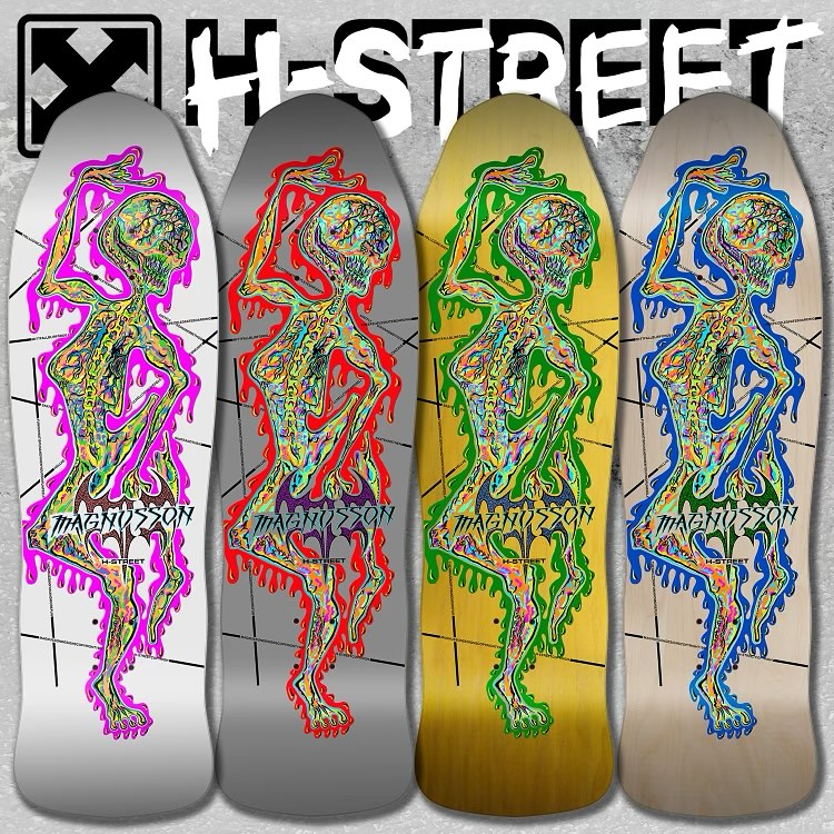 Dave Crabb skates with broken ribs on H-Street re-issue deck