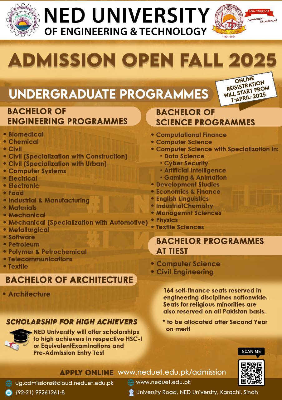 NED... - NED University of Engineering & Technology