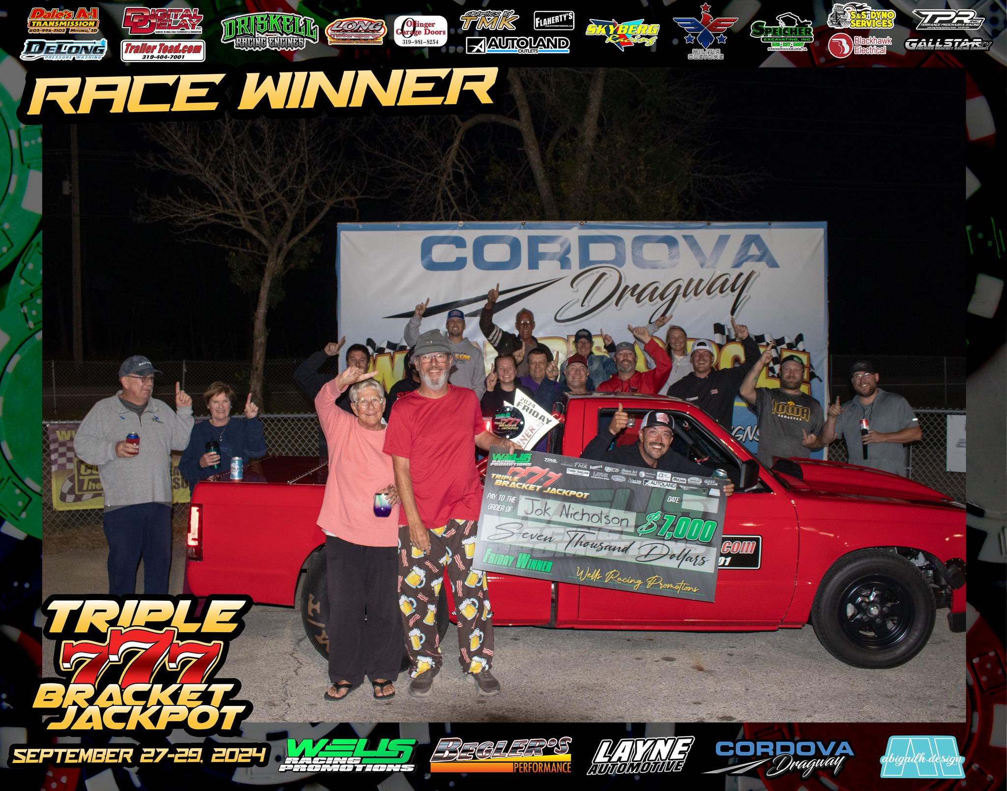 Congratulations to our Friday's... - Wells Racing Promotions