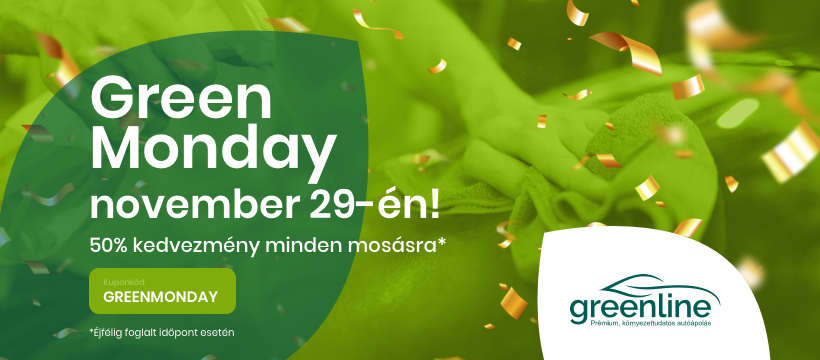 GreenLine - 🍀GREEN MONDAY🍀 - 2021. november 29-én a GreenLine Cleannél ...