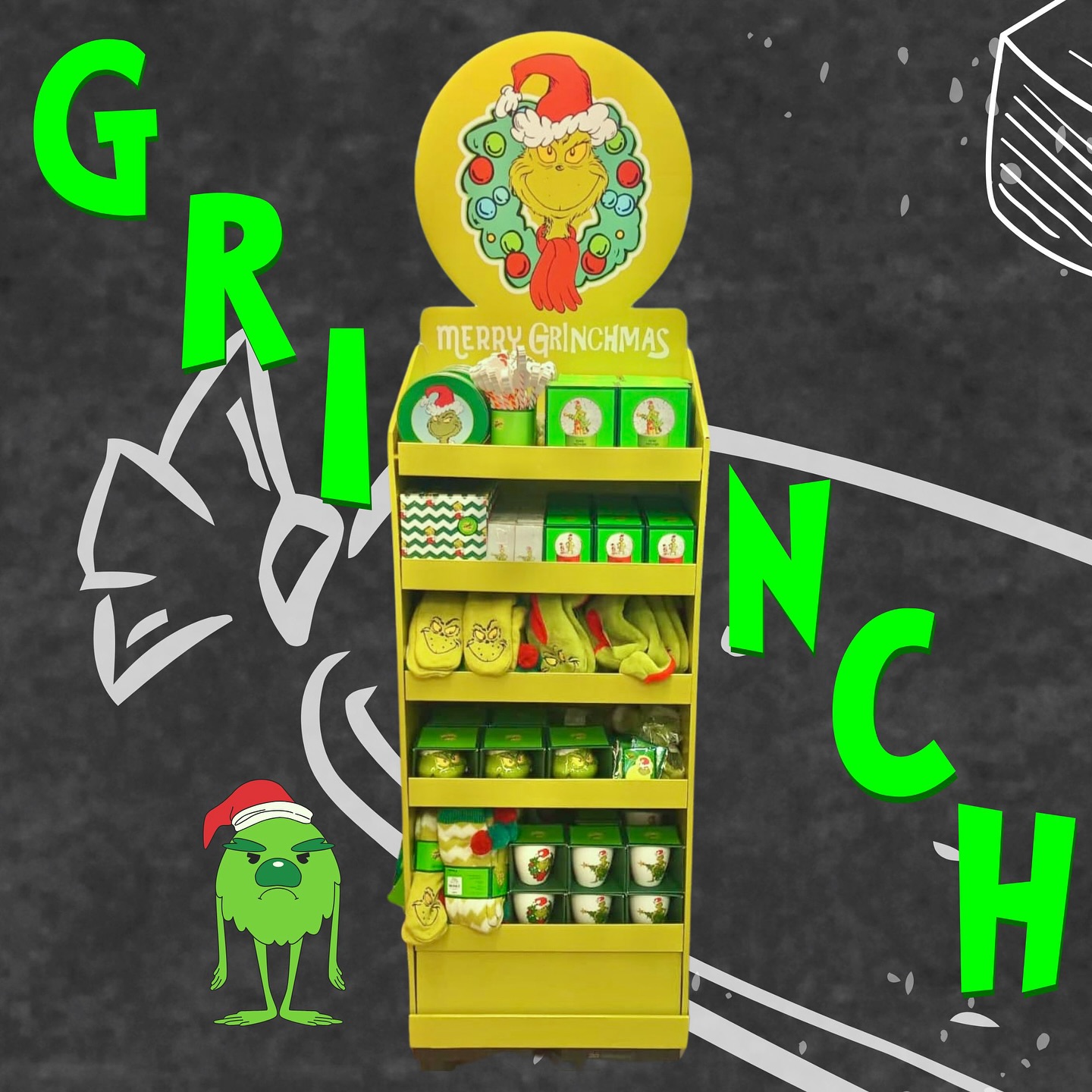 🎄🎁 Der Grinch ist da – und er mag immer noch kein Weihnachten! 😏🎅 Wir haben die perfekten Artikel für alle, die ein bisschen Anti-Weihnachtsstimmung verbreiten wollen! Von Tassen bis Deko –