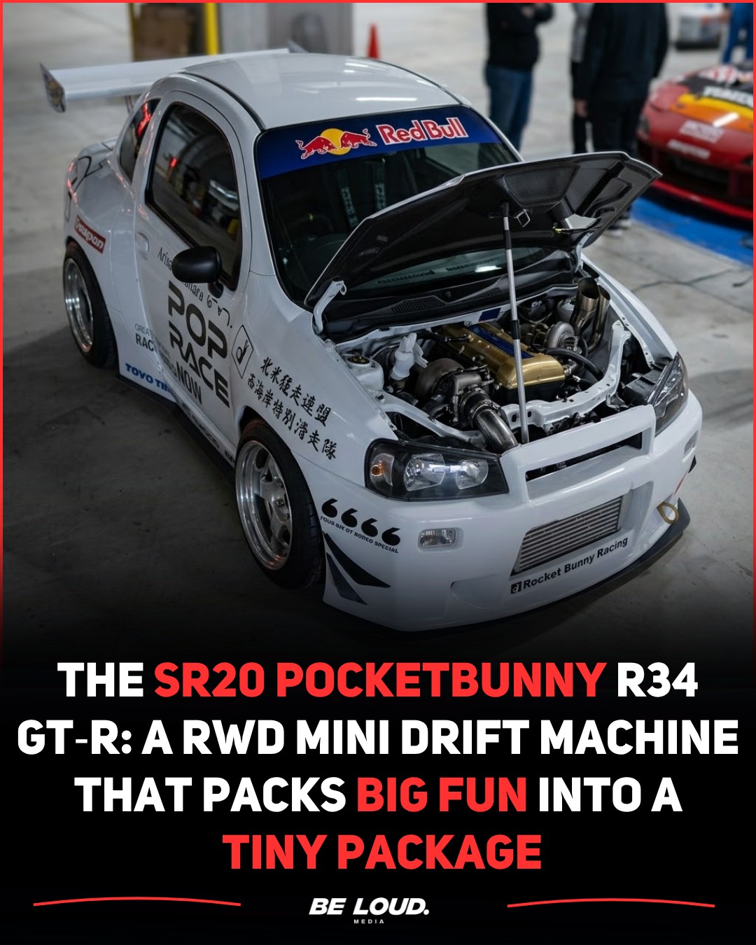 Unveiled at Red Bull Tokyo Drift 2026, this TRA京都 “Pocket Bunny