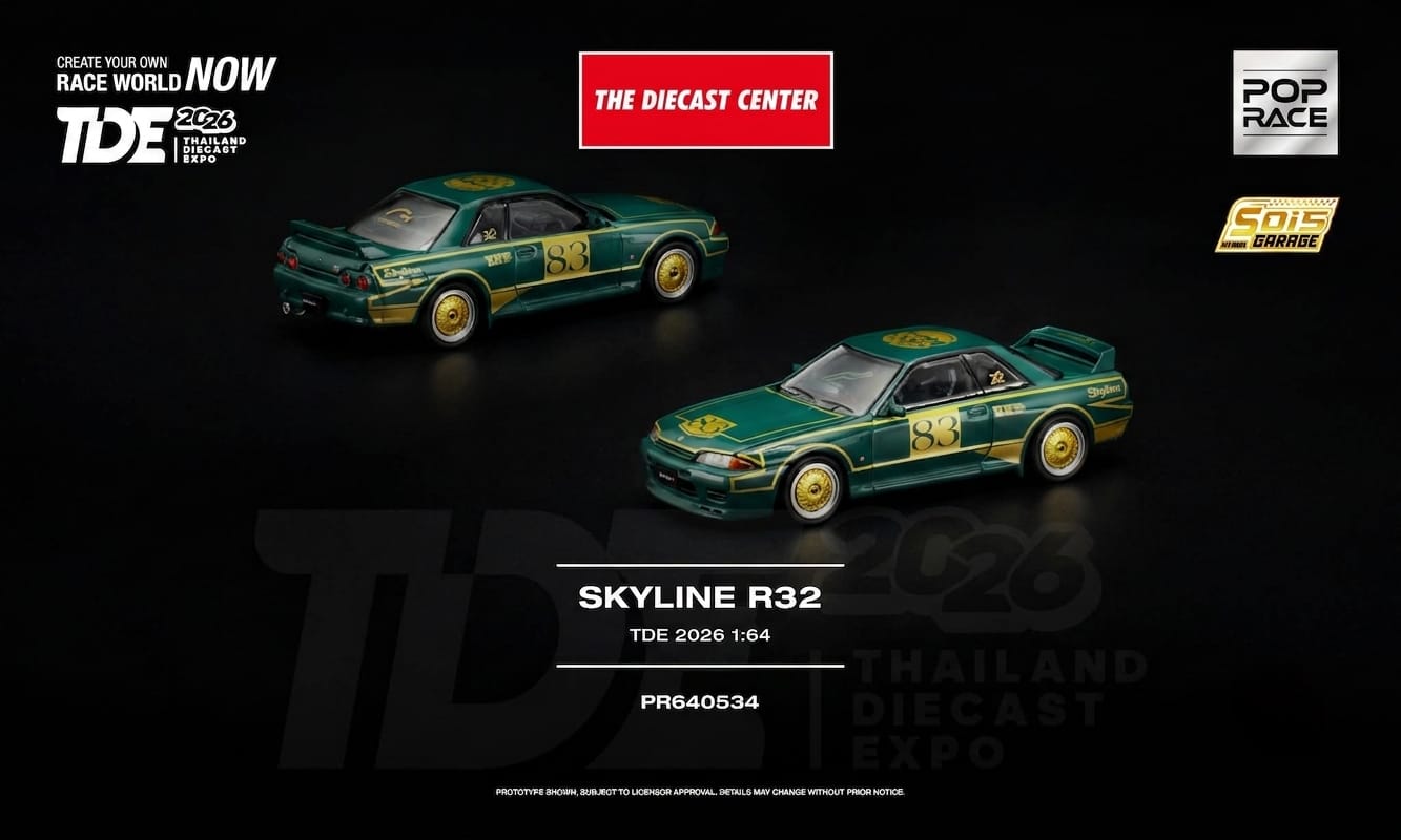 ミニカー POP RACE 1/64 SKYLINE GT-R R32 TDE 2026 POP RACE 1/64 TDE 2026 SKYLINE GT-R R32