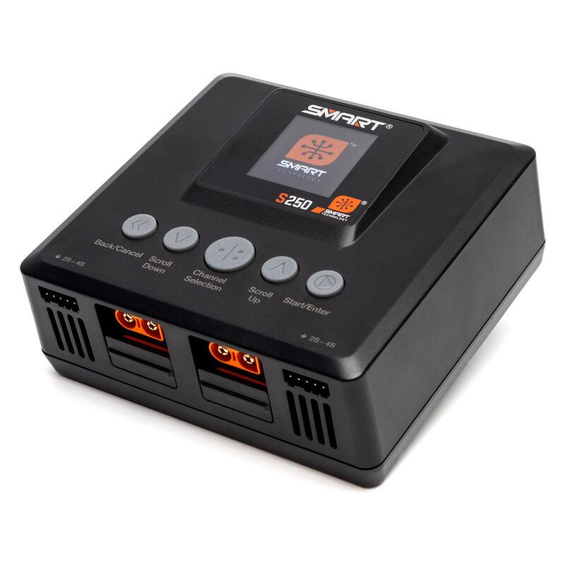 The Spektrum S220 AC 2x20W Balance Charger is a compact and efficient solution for charging up to two LiPo batteries at the same time. Featuring dual JST-XH balancing plugs for 2S and