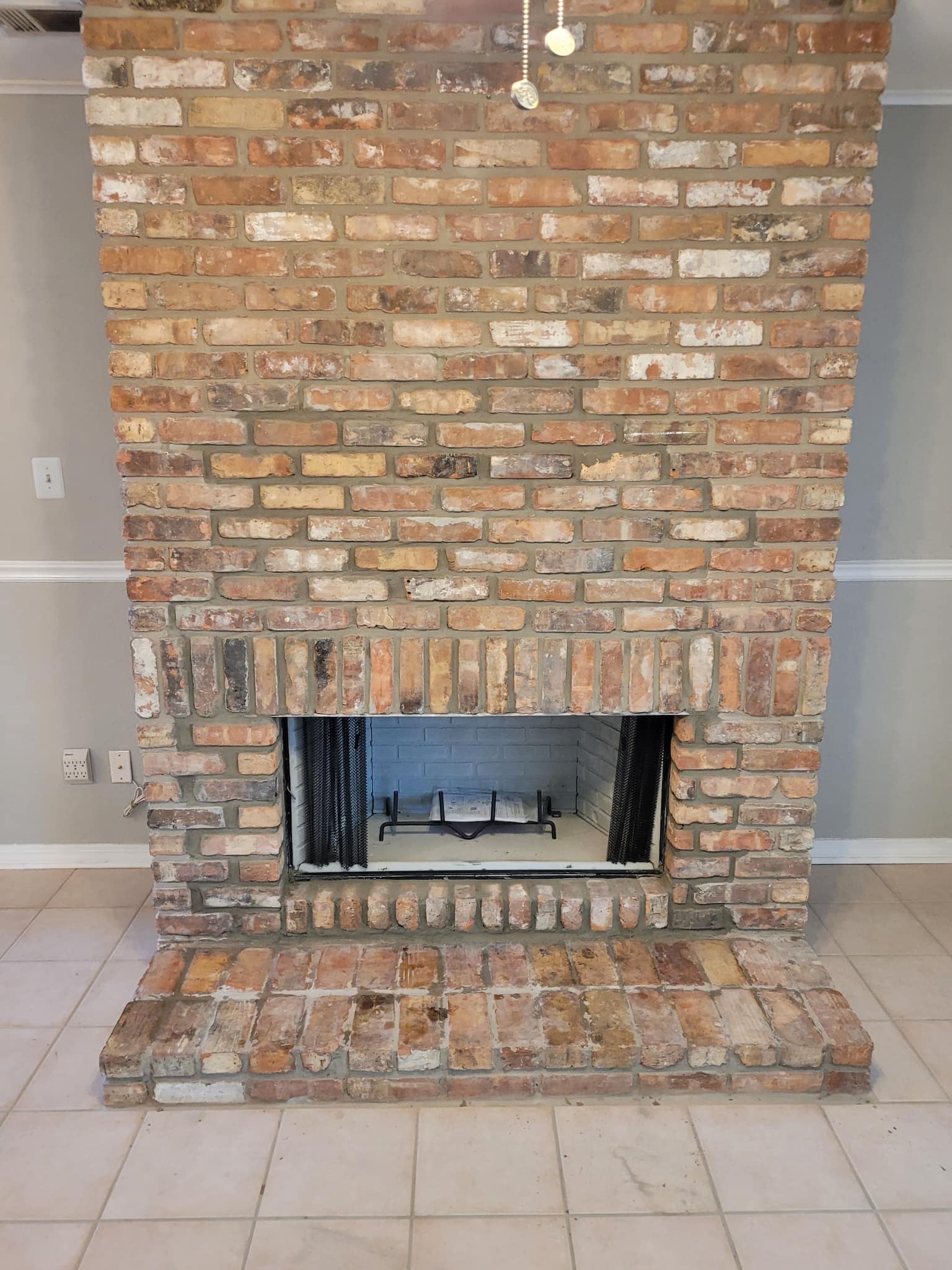 The Fireplace - We recently removed a couple old fireplaces that were