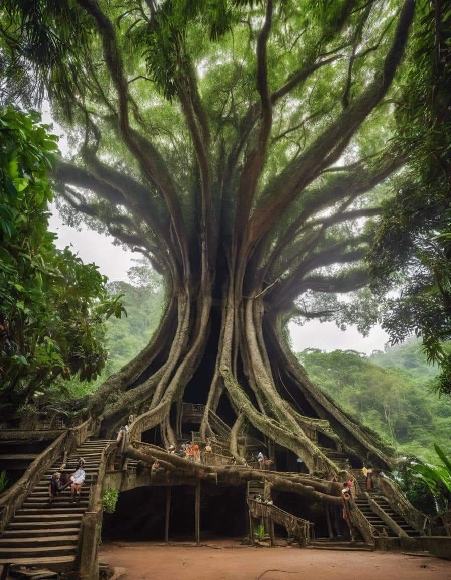Just Decorate - A magnificent, ancient tree with sprawling...