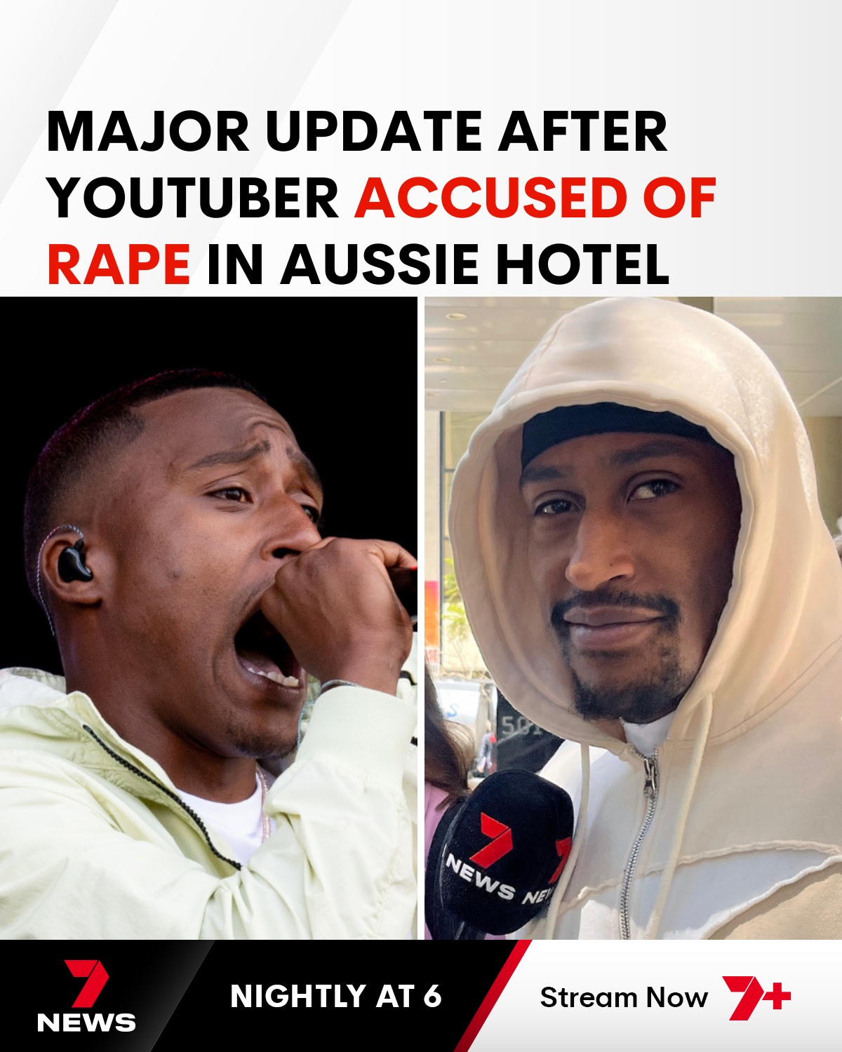 7NEWS Adelaide - The rapper was charged with assaulting a... | Facebook
