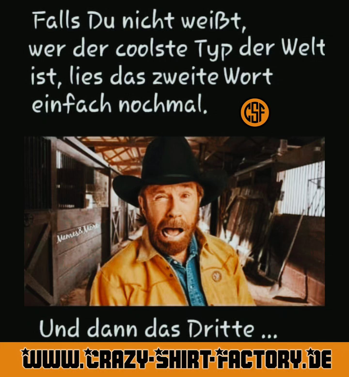 Und wer hat es gewusst? 😂😂😂 #crazys... - Crazy Shirt Factory | Facebook