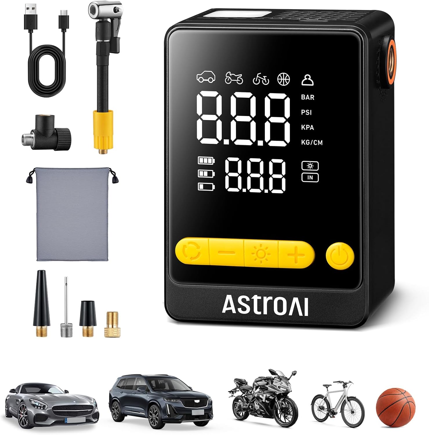 Pompe à air portable Pulse - Compressez et gagnez de la place
