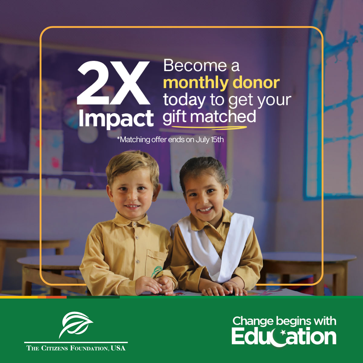 TCF - 🌟 Light up a child’s world with education! In Pakistan, millions ...