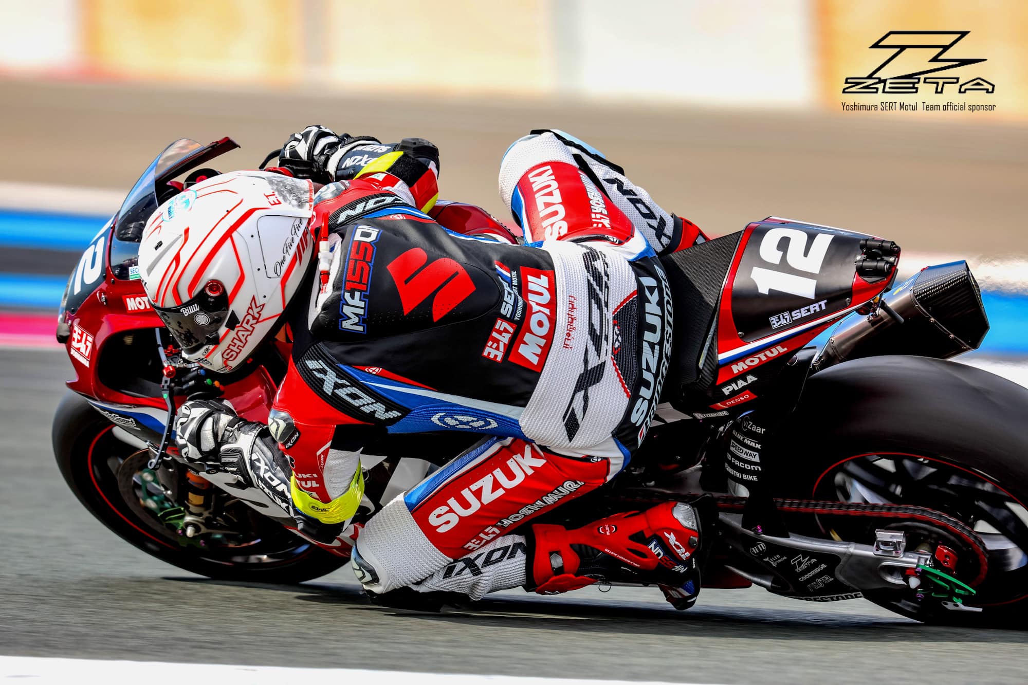 Japanese brand Zeta Racing is a strong supporter of the team. It 