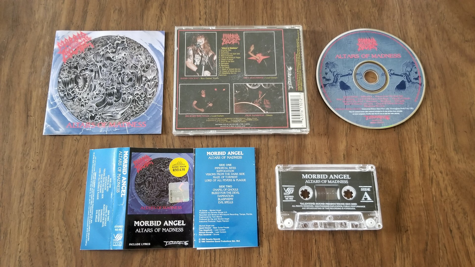Morbid Angel 3:) Altars of Madness 1989 was the album that got me 