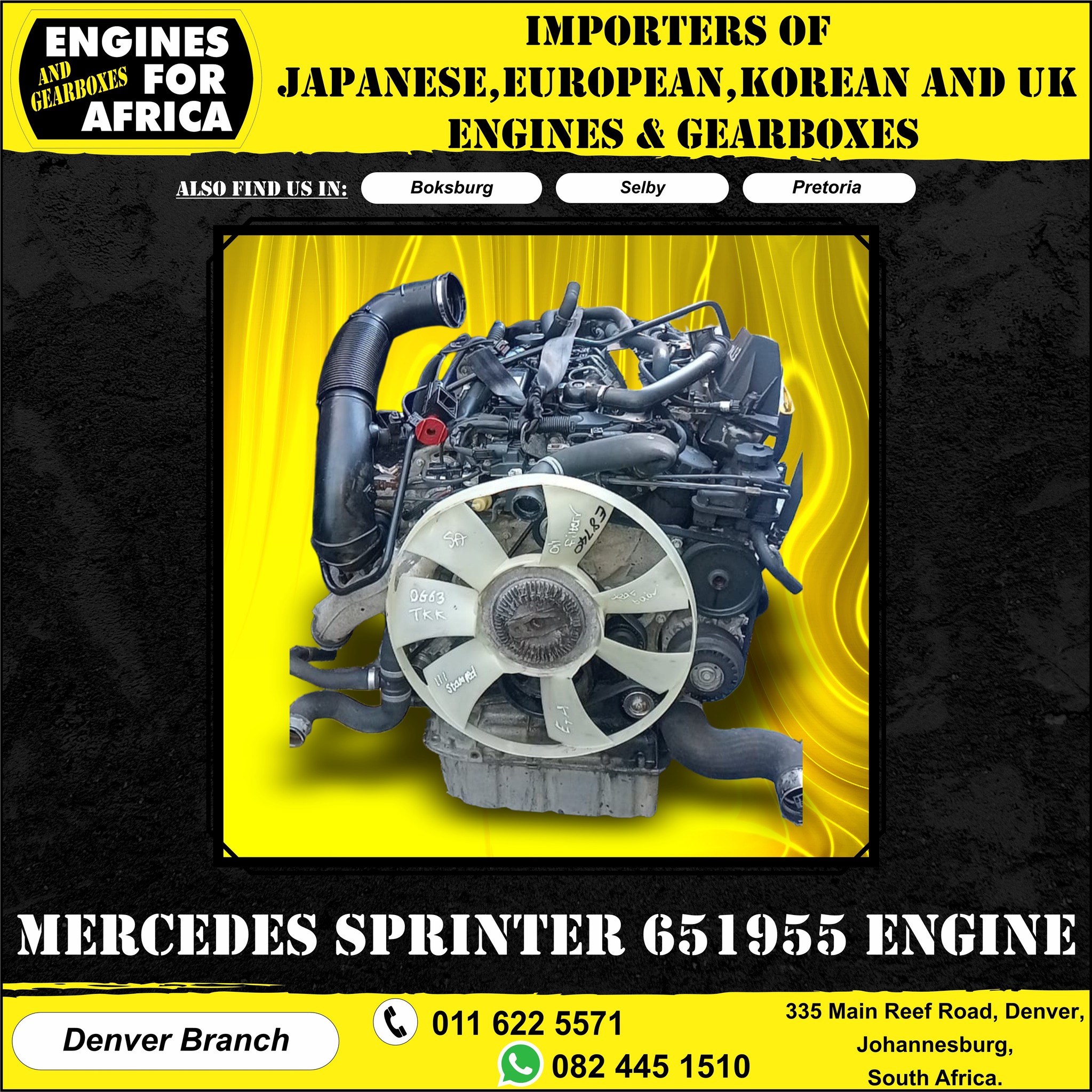 🚗 Mercedes Sprinter 651955... - Engines for Africa Denver | Facebook