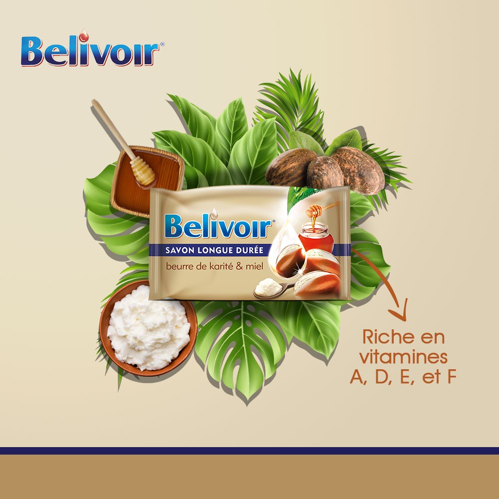 Savon Naturel Au Beurre De Karité Et Miel Du Burkina – 200g, Hydratant, Pour Le Corps