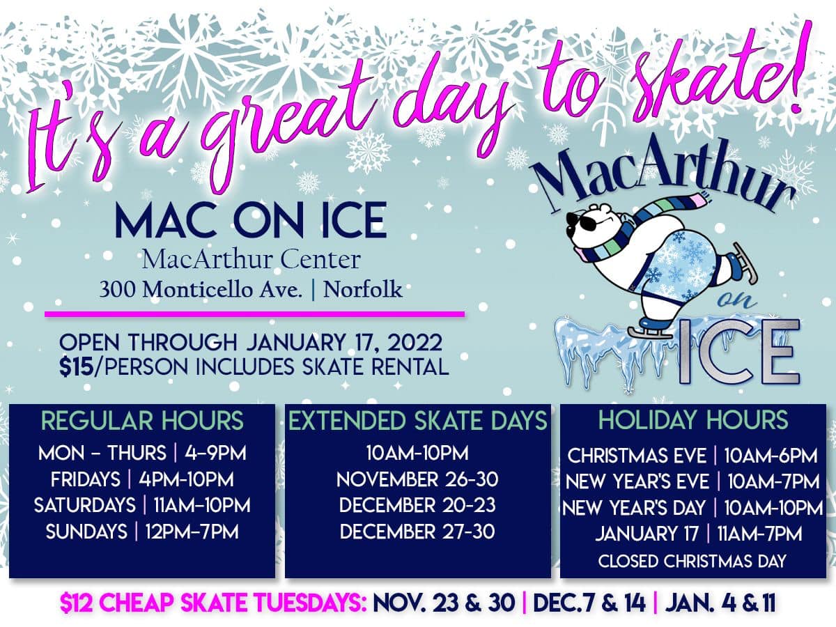 Mac on Ice Skating Rink | Norfolk VA
