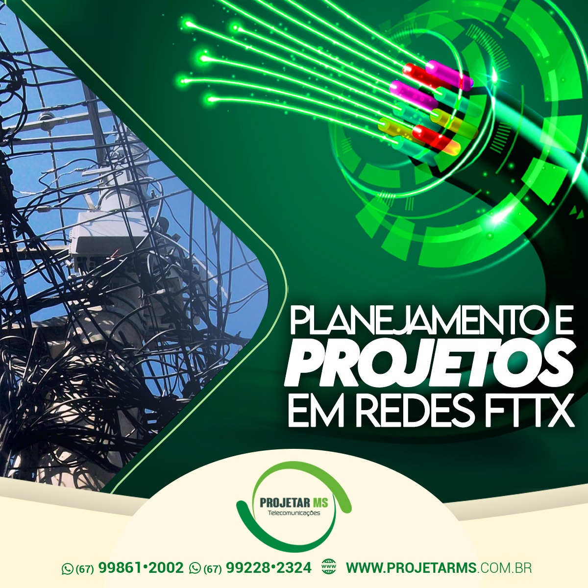 Elaborar um projeto de rede... - Projetar MS telecomunicações