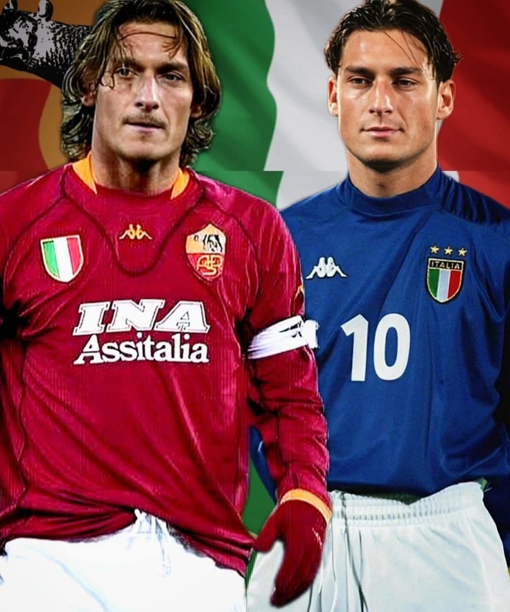 Francesco Totti, what a king for AS Roma!!