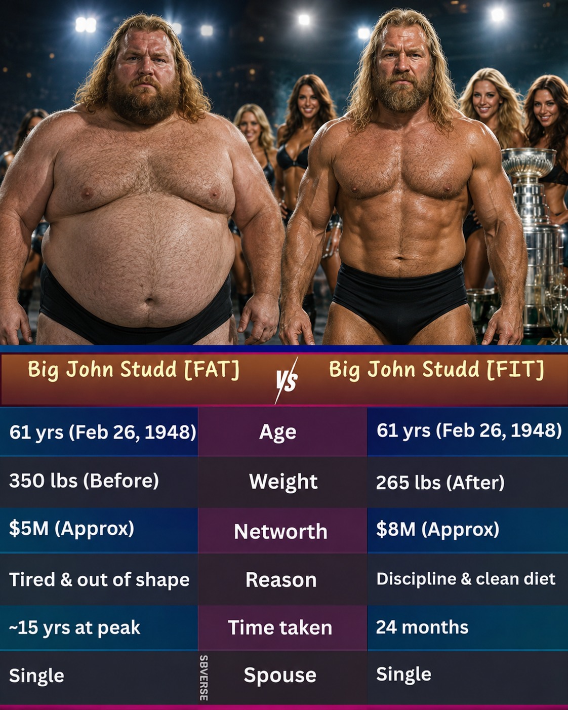 Big John Studd [FAT] – This version captures a wrestling giant