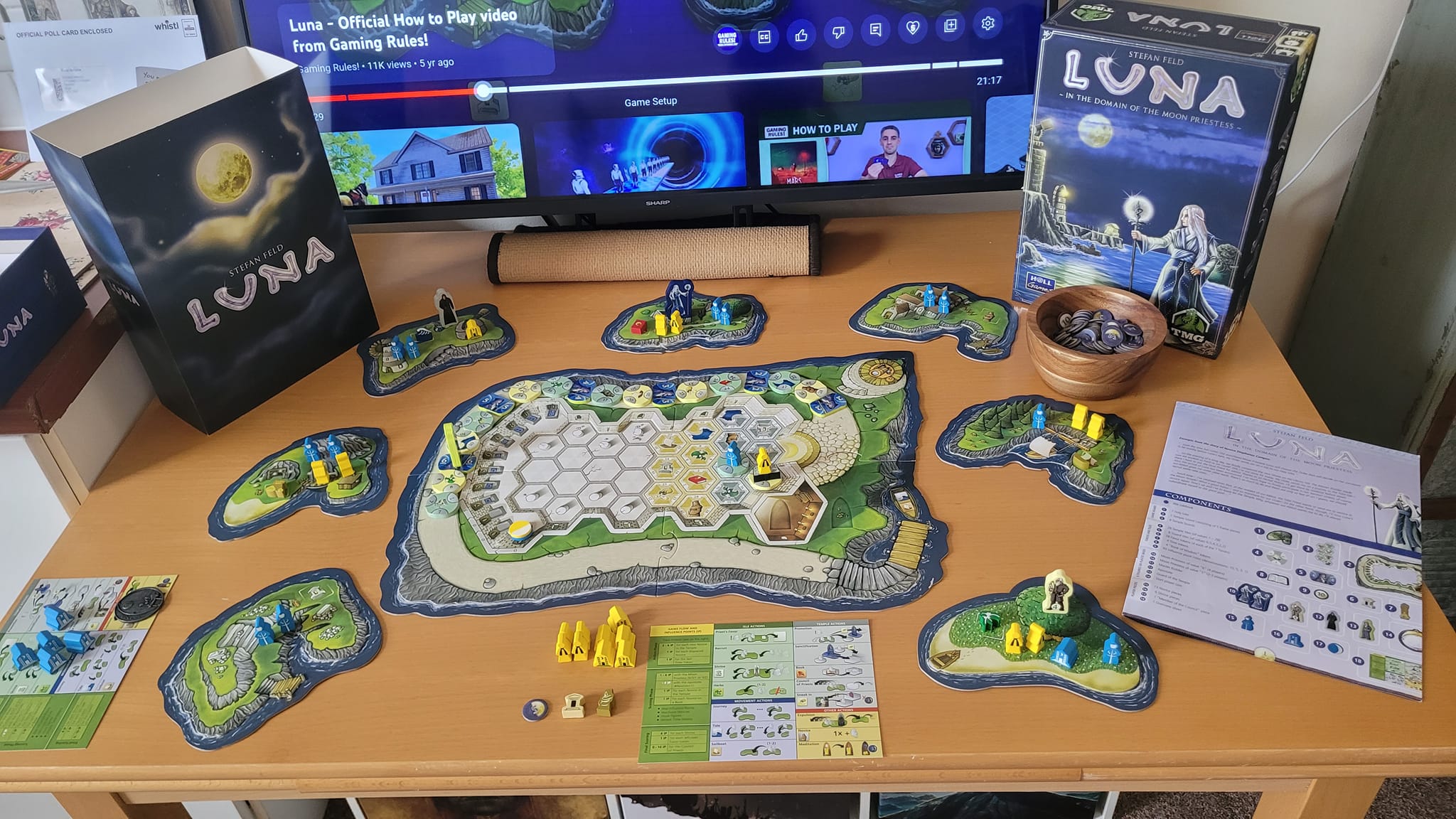 Luna board game by Stefan Feld, a quick favorite