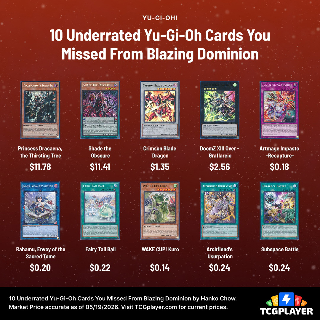 Blazing Dominion Yu-Gi-Oh set list revealed